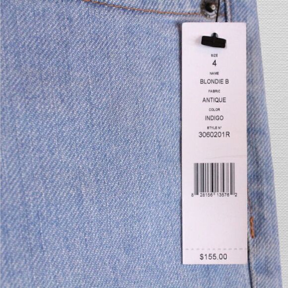 THEORY Blondie B Jeans Low Rise in Light Wash Women's Size 4 - Picture 11 of 12